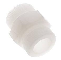 Mamelon double G1 1/2'' PVDF 10bar (140.5psi) FDA 55mm Hex