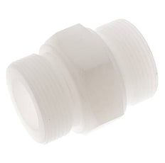 Mamelon double G1 1/2'' PVDF 10bar (140.5psi) FDA 55mm Hex