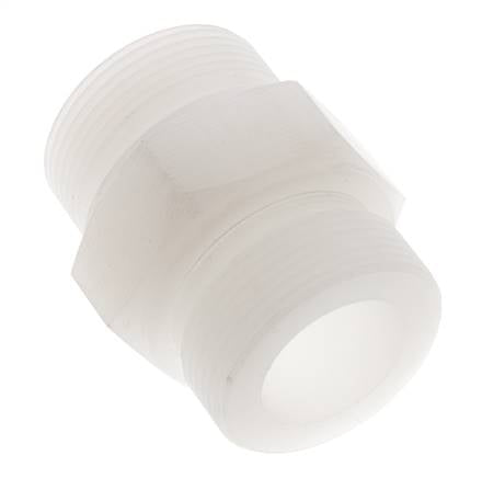 Mamelon double G1 1/2'' PVDF 10bar (140.5psi) FDA 55mm Hex