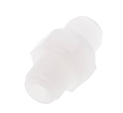 Mamelon double G1/8'' PVDF 10bar (140.5psi) FDA 14mm Hex