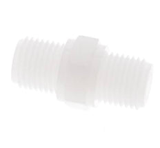 Mamelon double G1/4'' PVDF 10bar (140.5psi) FDA 17mm Hex