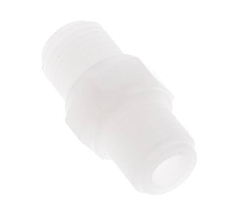 Mamelon double G1/4'' PVDF 10bar (140.5psi) FDA 17mm Hex