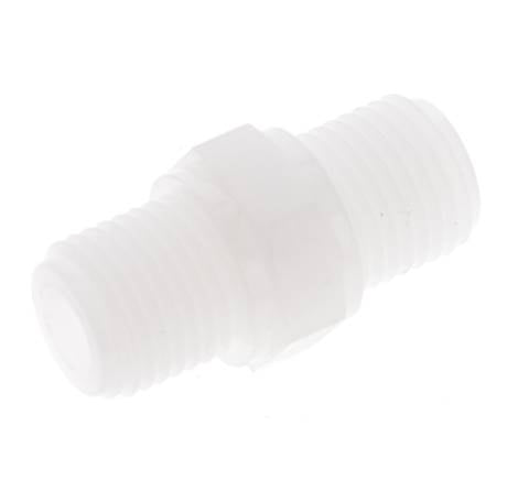 Mamelon double G1/4'' PVDF 10bar (140.5psi) FDA 17mm Hex