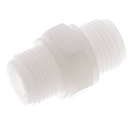 Mamelon double G1/2'' PVDF 10bar (140.5psi) FDA 27mm Hex