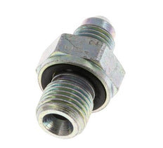 Raccord JIC double G1/4'' x UNF 7/16''-20 Acier NBR 310bar (4355.5psi) [2 Pièces]
