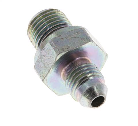 Raccord JIC double G1/4'' x UNF 7/16''-20 Acier NBR 310bar (4355.5psi) [2 Pièces]