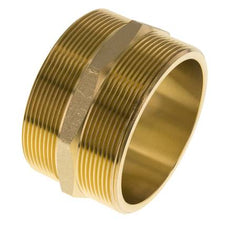 Embout double G3'' Laiton Joint plat 16bar (224.8psi) 89mm Hex