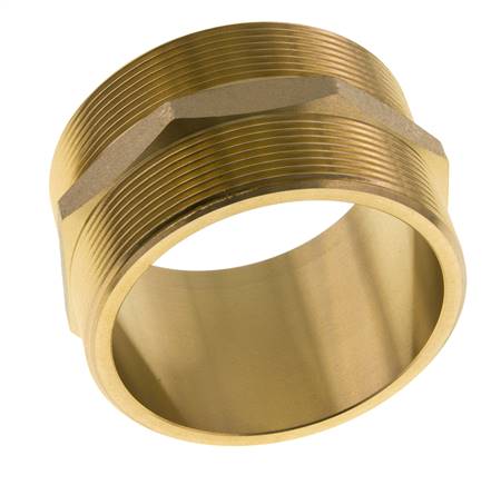 Embout double G3'' Laiton Joint plat 16bar (224.8psi) 89mm Hex