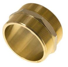 Embout double G3'' Laiton Joint plat 16bar (224.8psi) 89mm Hex