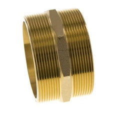 Embout double G3'' Laiton Joint plat 16bar (224.8psi) 89mm Hex