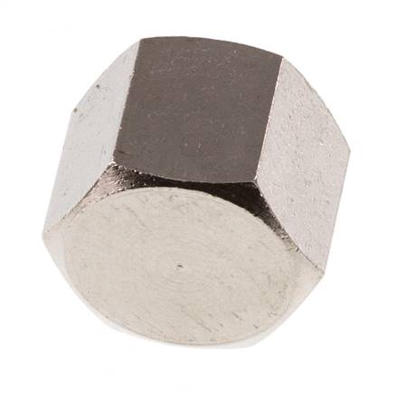 G 1/4'' Embout en laiton nickelé 16 Bar [5 Pièces].