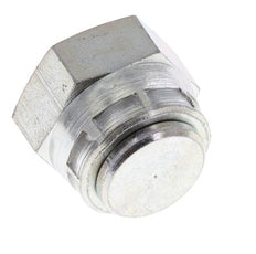 Capuchon d'extrémité G3/8'' en acier avec cône hexagonal externe 60° 425bar (5971.25psi) hydraulique [2 pièces].