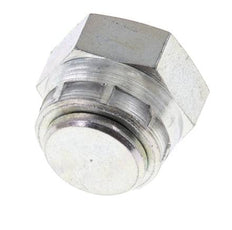 Capuchon d'extrémité G3/8'' en acier avec cône hexagonal externe 60° 425bar (5971.25psi) hydraulique [2 pièces].