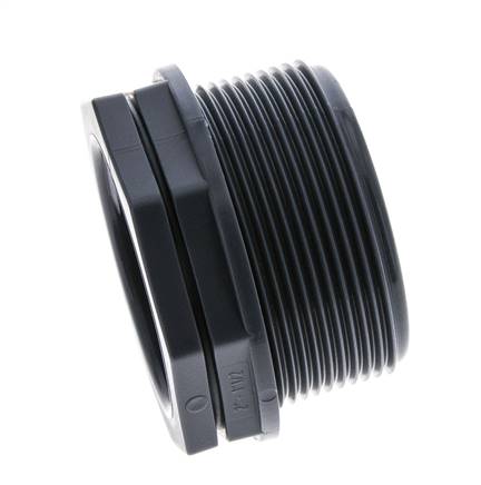 Bague De Réduction G1 1/2'' Femelle x G2'' Mâle Polypropylène (pp) 10bar (140.5psi) FDA 65mm Hex