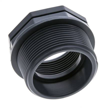 Bague De Réduction G1 1/2'' Femelle x G2'' Mâle Polypropylène (pp) 10bar (140.5psi) FDA 65mm Hex