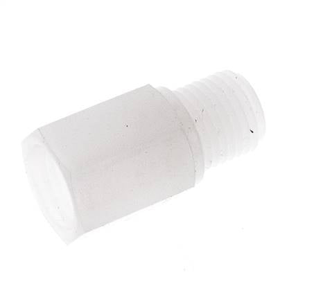 Extension filetée G1/4'' mâle x femelle PVDF 10bar (140.5psi) FDA 17mm Hex