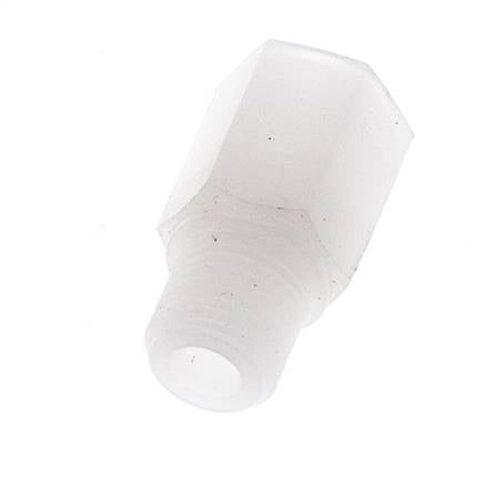 Extension filetée G1/4'' mâle x femelle PVDF 10bar (140.5psi) FDA 17mm Hex