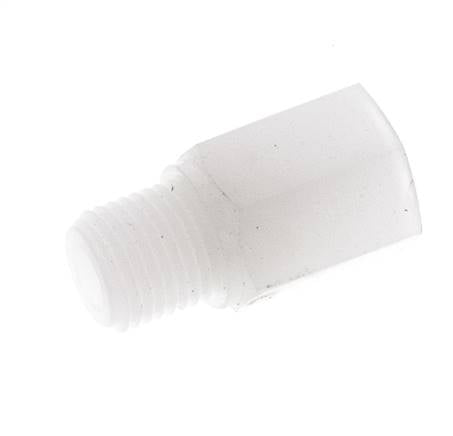 Extension filetée G1/4'' mâle x femelle PVDF 10bar (140.5psi) FDA 17mm Hex