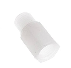 Extension filetée G1/4'' mâle x femelle PVDF 10bar (140.5psi) FDA 17mm Hex