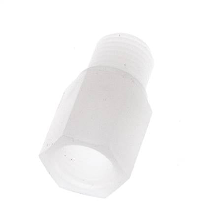 Extension filetée G1/4'' mâle x femelle PVDF 10bar (140.5psi) FDA 17mm Hex