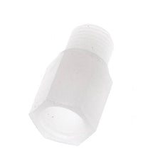 Extension filetée G1/4'' mâle x femelle PVDF 10bar (140.5psi) FDA 17mm Hex