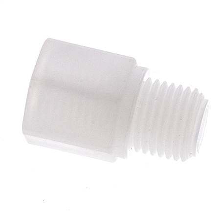 Extension filetée G1/4'' mâle x femelle Polypropylène (pp) 10bar (140.5psi) FDA 17mm Hex