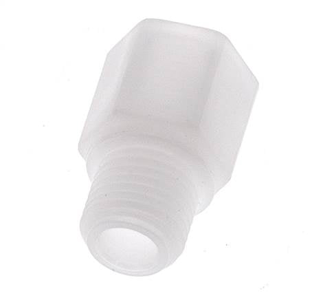 Extension filetée G1/4'' mâle x femelle Polypropylène (pp) 10bar (140.5psi) FDA 17mm Hex