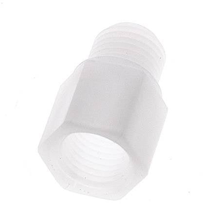 Extension filetée G1/4'' mâle x femelle Polypropylène (pp) 10bar (140.5psi) FDA 17mm Hex