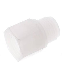 Extension filetée G1/2'' mâle x femelle PVDF 10bar (140.5psi) FDA 27mm Hex