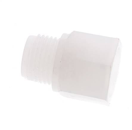 Extension filetée G1/2'' mâle x femelle PVDF 10bar (140.5psi) FDA 27mm Hex