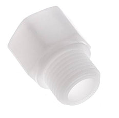 Extension filetée G1/2'' mâle x femelle Polypropylène (pp) 10bar (140.5psi) FDA 27mm Hex