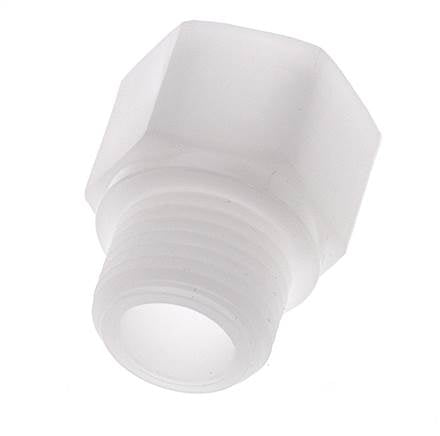 Extension filetée G1/2'' mâle x femelle Polypropylène (pp) 10bar (140.5psi) FDA 27mm Hex