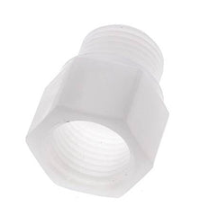 Extension filetée G1/2'' mâle x femelle Polypropylène (pp) 10bar (140.5psi) FDA 27mm Hex