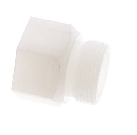 Rallonge filetée G1 1/4'' mâle x femelle PVDF 10bar (140.5psi) FDA 50mm Hex