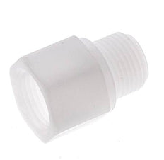 Extension filetée G3/8'' mâle x femelle Polypropylène (pp) 10bar (140.5psi) FDA 22mm Hex