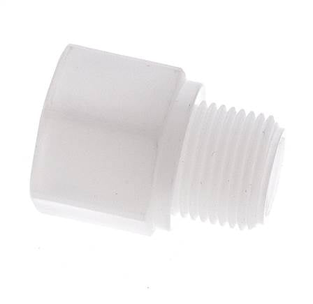 Extension filetée G3/8'' mâle x femelle Polypropylène (pp) 10bar (140.5psi) FDA 22mm Hex
