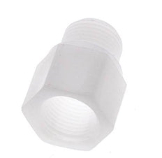 Extension filetée G3/8'' mâle x femelle Polypropylène (pp) 10bar (140.5psi) FDA 22mm Hex