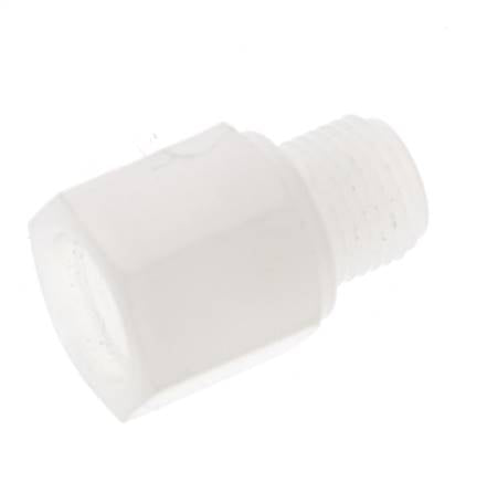 Extension filetée G1/8'' mâle x femelle PVDF 10bar (140.5psi) FDA 14mm Hex