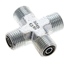 UNF 9/16''-18 Male Acier zingué Croix ORFS 630 Bar - Hydraulique