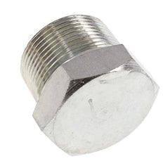 1 1/4'' NPT mâle Acier zingué Bouchon de fermeture avec Hex extérieur 80 Bar