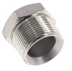 1 1/4'' NPT mâle Acier zingué Bouchon de fermeture avec Hex extérieur 80 Bar