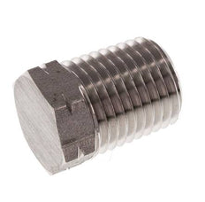 Bouchon de fermeture en acier inoxydable 1/4'' NPT mâle avec barre hexagonale extérieure 275