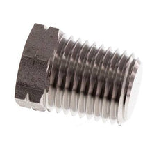 Bouchon de fermeture en acier inoxydable 1/4'' NPT mâle avec barre hexagonale extérieure 275