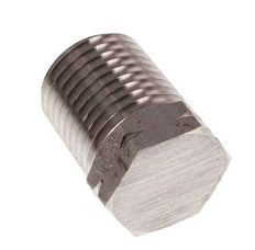 Bouchon de fermeture en acier inoxydable 1/4'' NPT mâle avec barre hexagonale extérieure 275