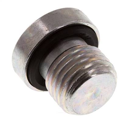 Bouchon M14 X 1.5 Acier NBR avec Hexagone Interne 400bar (5620.0psi) [2 Pièces]