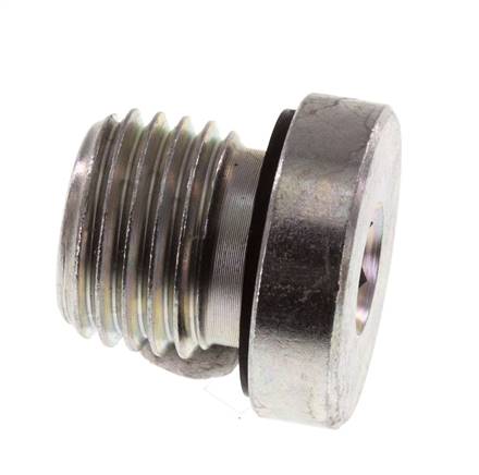 Bouchon M14 X 1.5 Acier NBR avec Hexagone Interne 400bar (5620.0psi) [2 Pièces]