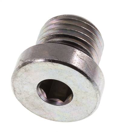 Bouchon M14 X 1.5 Acier NBR avec Hexagone Interne 400bar (5620.0psi) [2 Pièces]