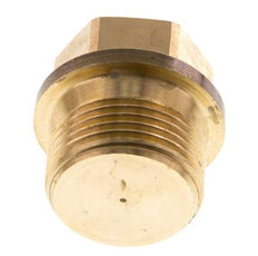 Bouchon G3/4'' en laiton avec collier et hexagone externe 16bar (224.8psi)