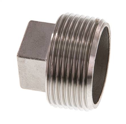 Bouchon R1 1/4'' en acier inoxydable avec carré externe 16bar (224.8psi)