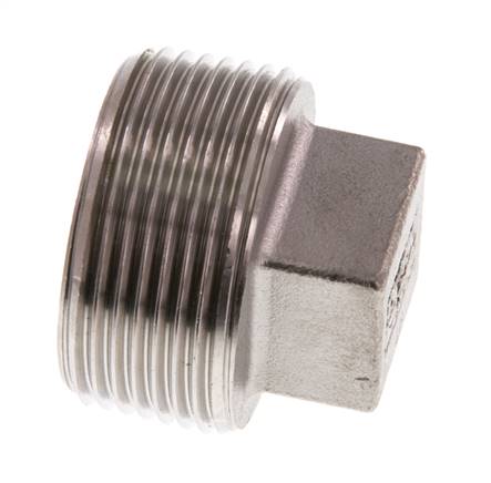 Bouchon R1 1/4'' en acier inoxydable avec carré externe 16bar (224.8psi)
